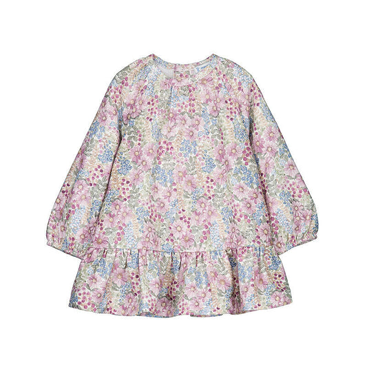 MAYORAL - Printed dress - Mauve