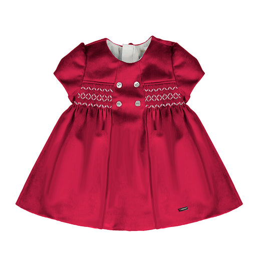 MAYORAL - S/s velour dress