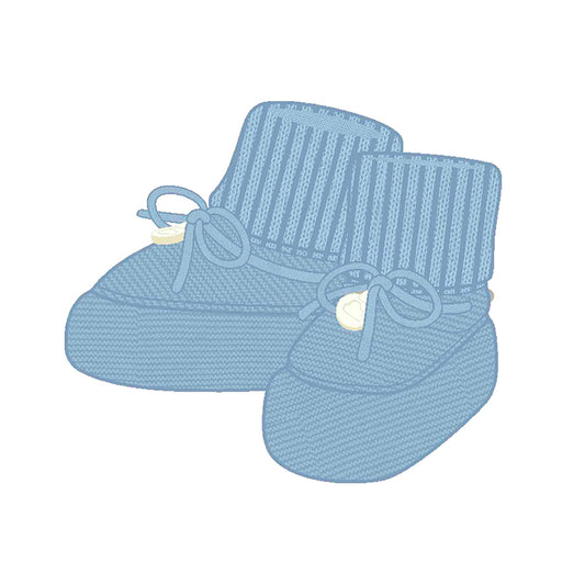MAYORAL - Knit booties - Cloud