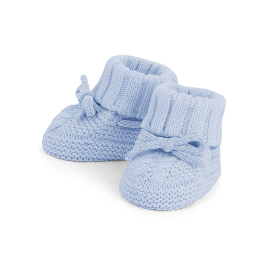 MAYORAL - Knit booties - Sky