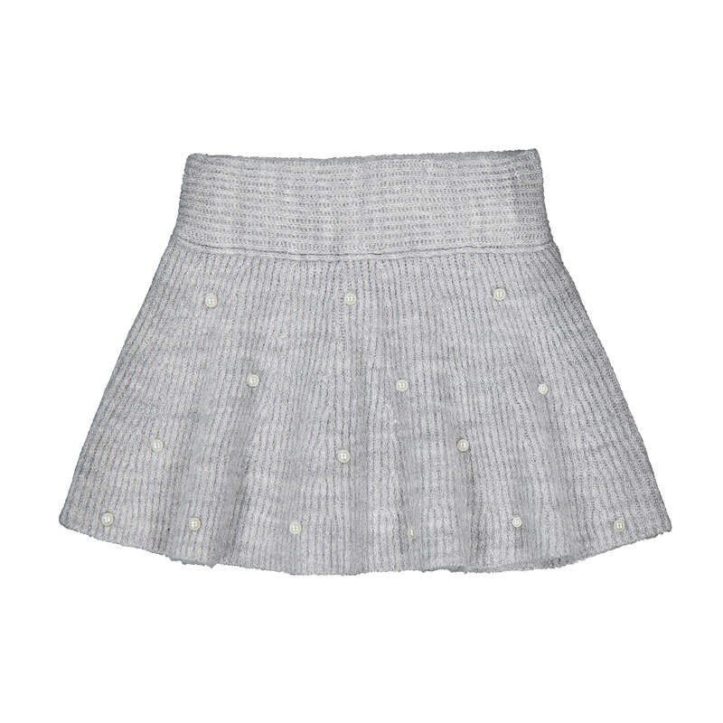 MAYORAL - Pearl knit skirt - Mix gray