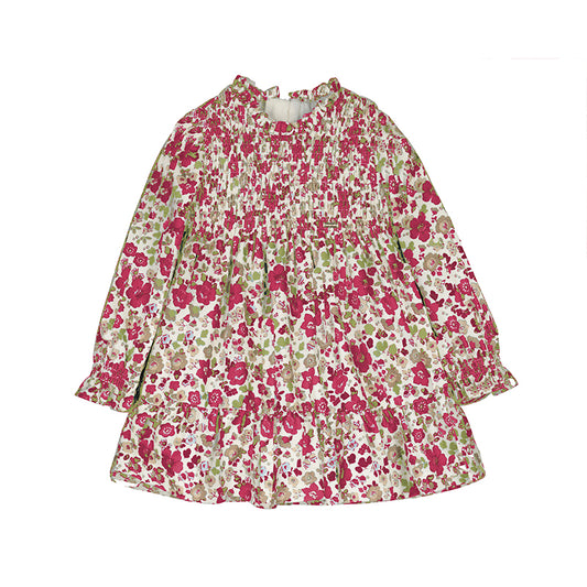 MAYORAL - Printed velvet dress