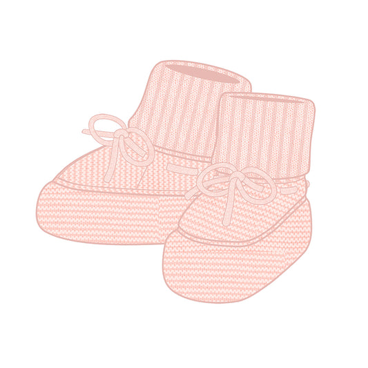 MAYORAL - Knit booties - Pink