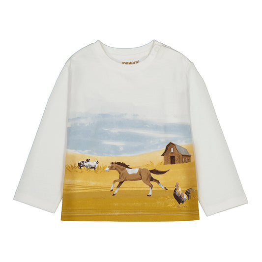 MAYORAL - L/s t-shirt landscape