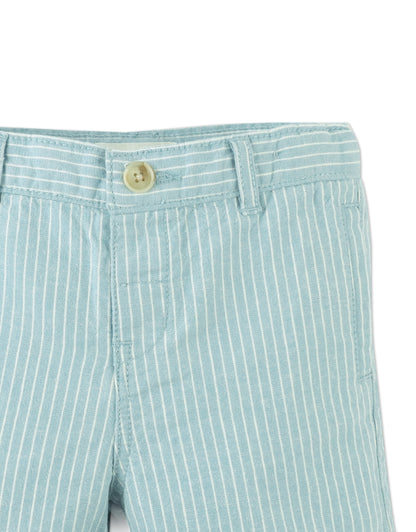 GINGERSNAPS - Louis Linen Cotton Stripe Regular Shorts