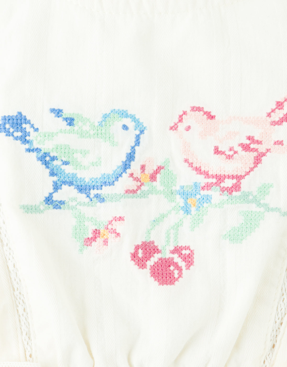 GINGERSNAPS - Baby Charlee Cross-Stitch Embroidered Dress With Wa