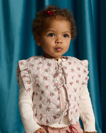 GINGERSNAPS - Baby Hilda Floral Printed Quilted Vest