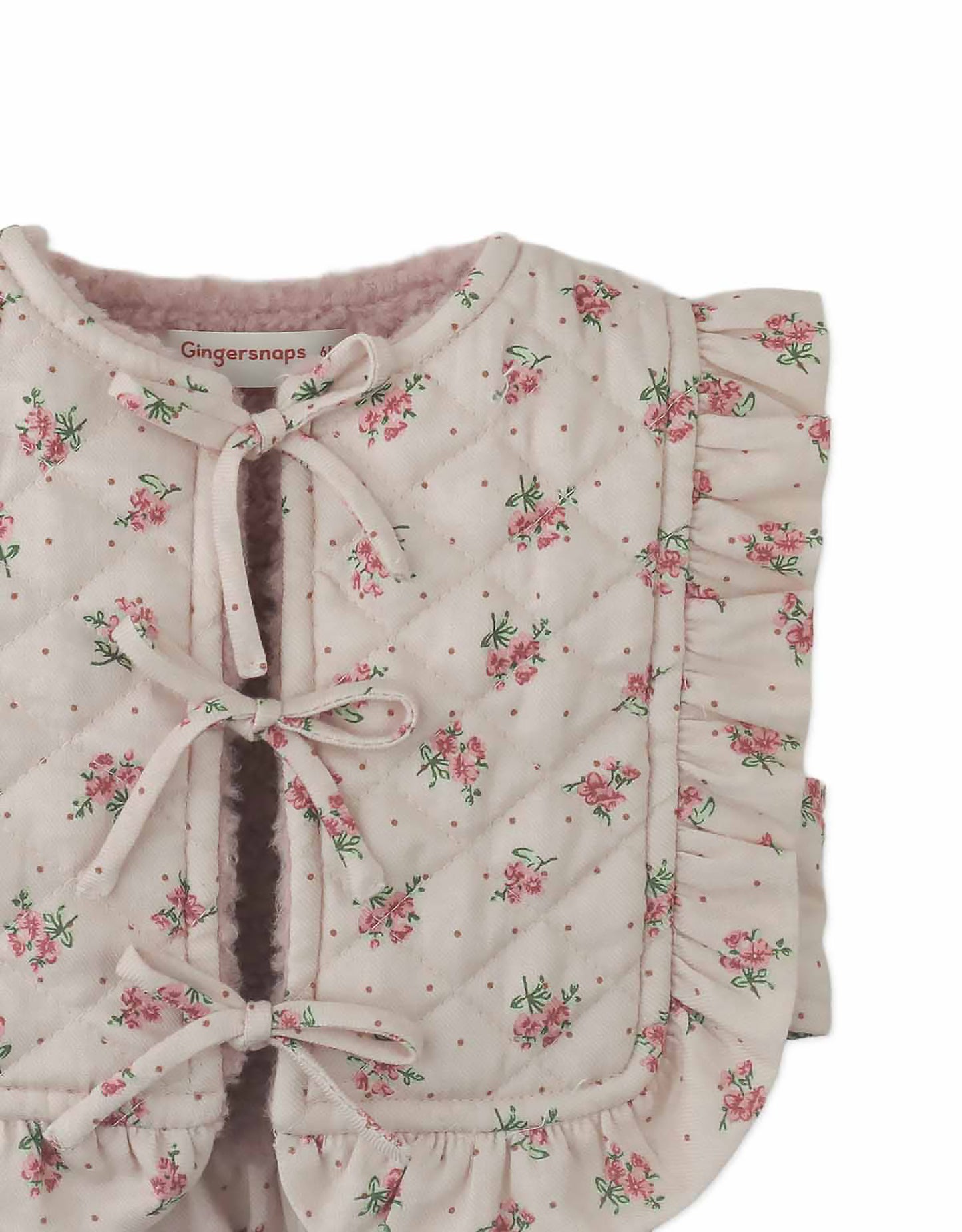 GINGERSNAPS - Baby Hilda Floral Printed Quilted Vest