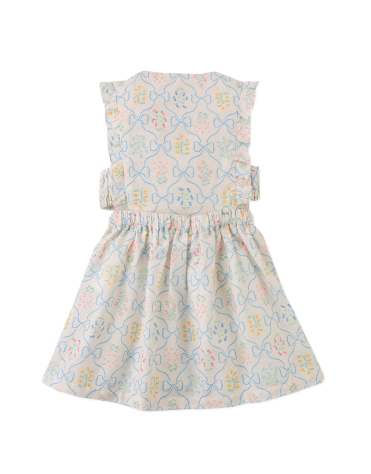 GINGERSNAPS - Baby Kelsea Dress With Bows & Detachable Bodice Top