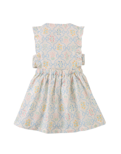 GINGERSNAPS - Baby Kelsea Dress With Bows & Detachable Bodice Top