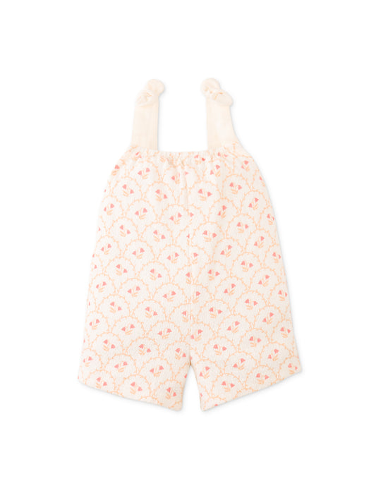 GINGERSNAPS - Baby Ramona Thick Jersey Playsuit With Bows