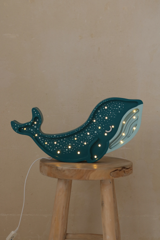 Whale Lamp - Galaxy Teal