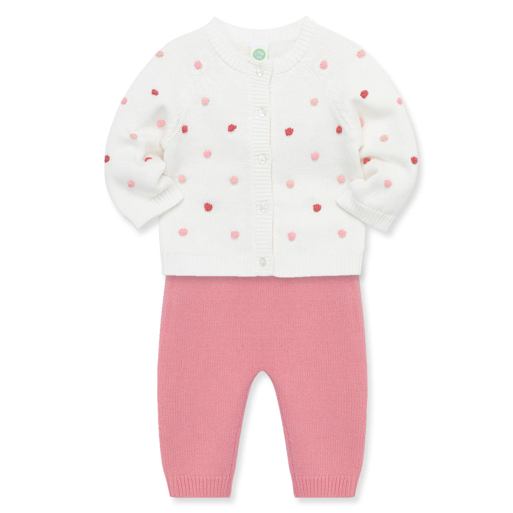 LITTLE ME - Dots Sweater Set