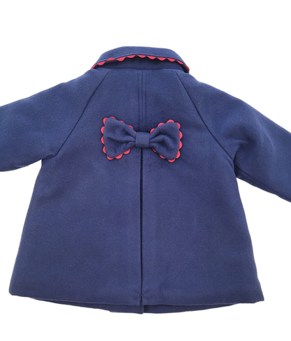 LITTLE ME - Bow Wool 3Pc Jacket Set