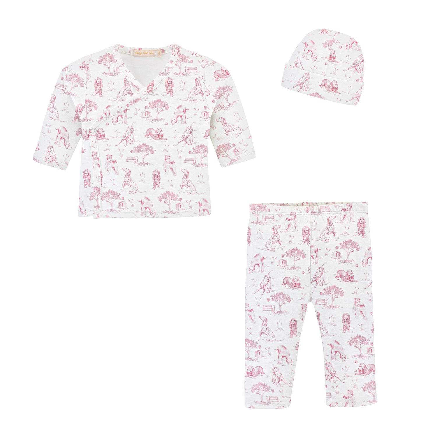 BABY CLUB CHIC - Take Me Home Set - Barking bliss - Pink