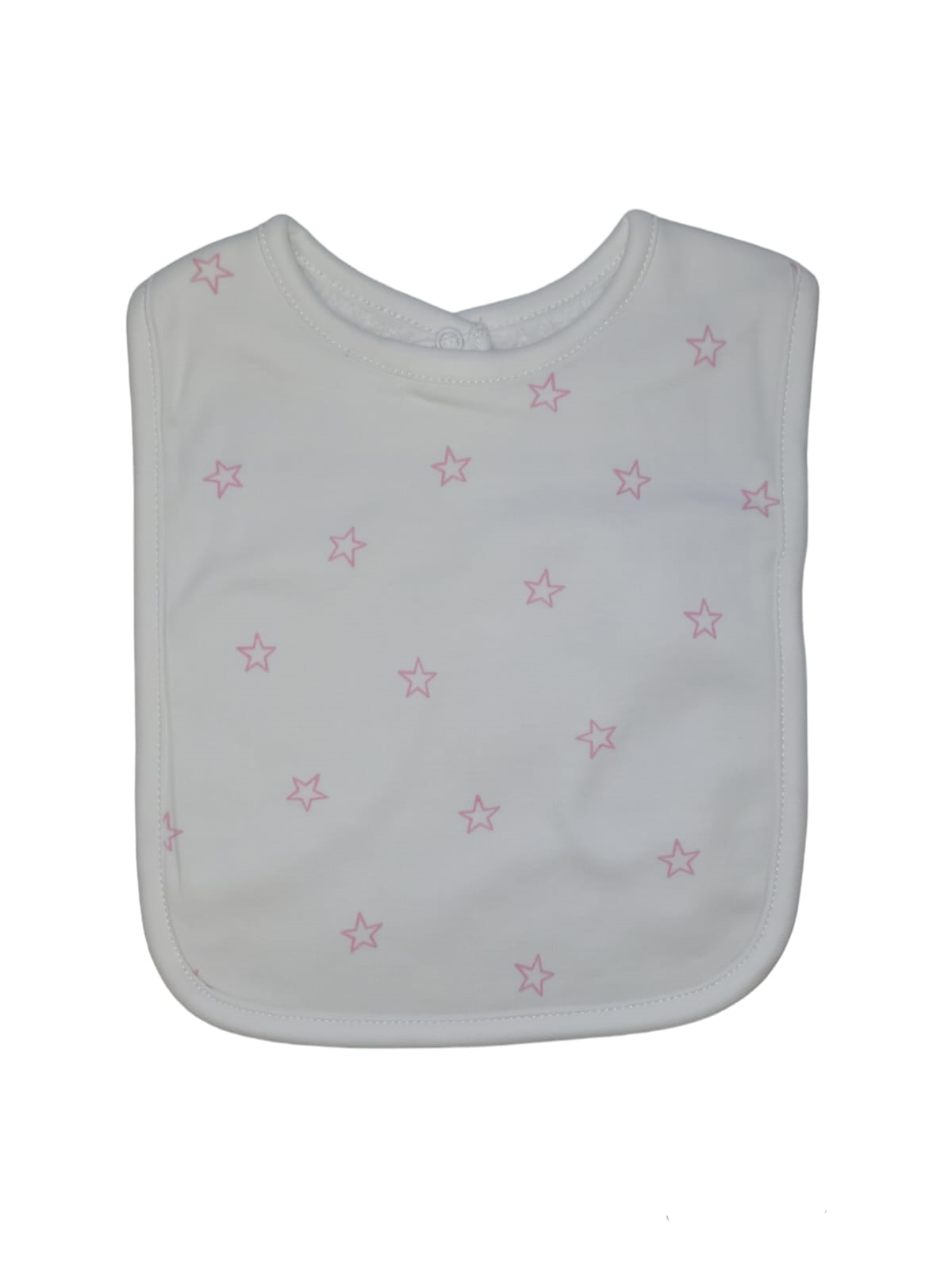 SAMMY + NAT -  Tiny Stars Bib in Light Pink