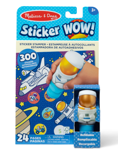 MELISSA & DOUG - Sticker WOW! Activity Pad Set - Astronaut