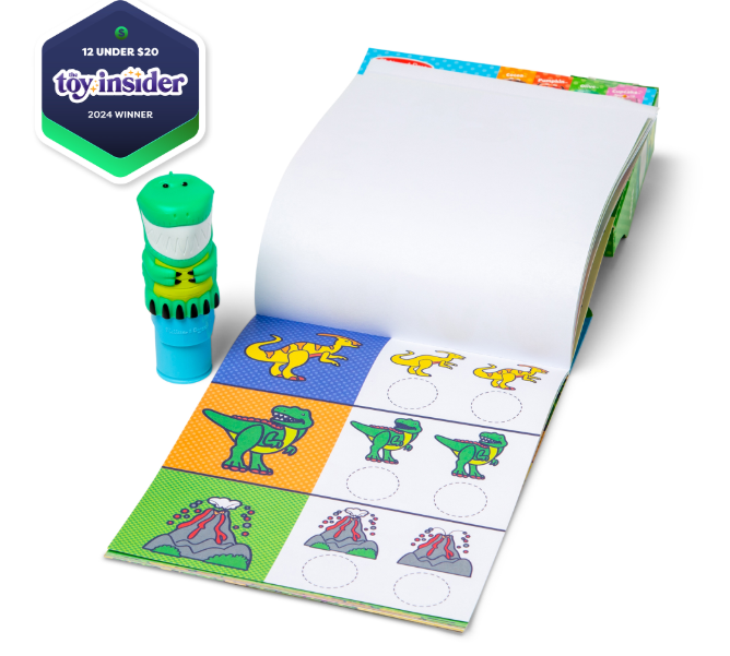 MELISSA & DOUG - Sticker WOW! Activity Pad Set - Turtle
