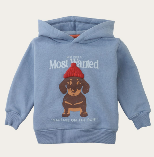 GINGERSNAPS - Baby Dante Pullover Hoodie With Most Wanted Graphic