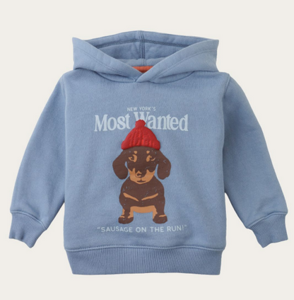 GINGERSNAPS - Baby Dante Pullover Hoodie With Most Wanted Graphic