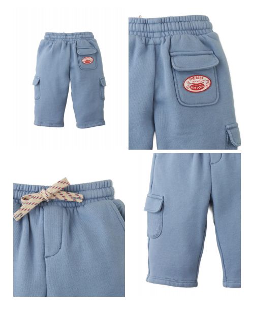 GINGERSNAPS - Baby Valentino Cargo Jogger Pants