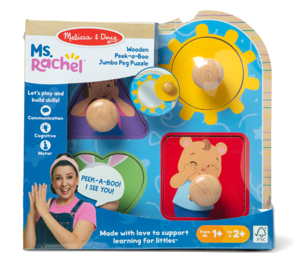 MELISSA & DOUG - Ms. Rachel Jumbo Knob Puzzle