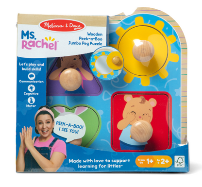 MELISSA & DOUG - Ms. Rachel Jumbo Knob Puzzle