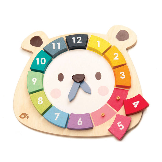 TENDER LEAF - Bear Colors Clock