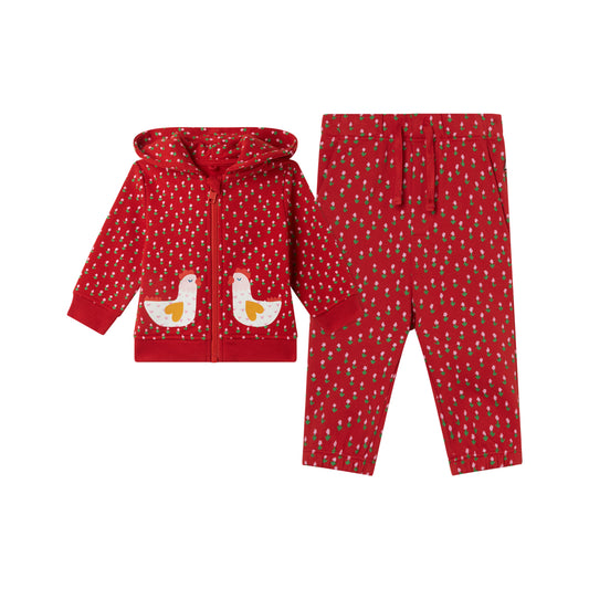 STELLA MCCARTNEY - BABY GIRL DITSY FLOWERS TRACKSUIT