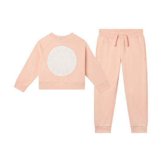 STELLA MCCARTNEY - Girl Tracksuit With Logo Disk Print