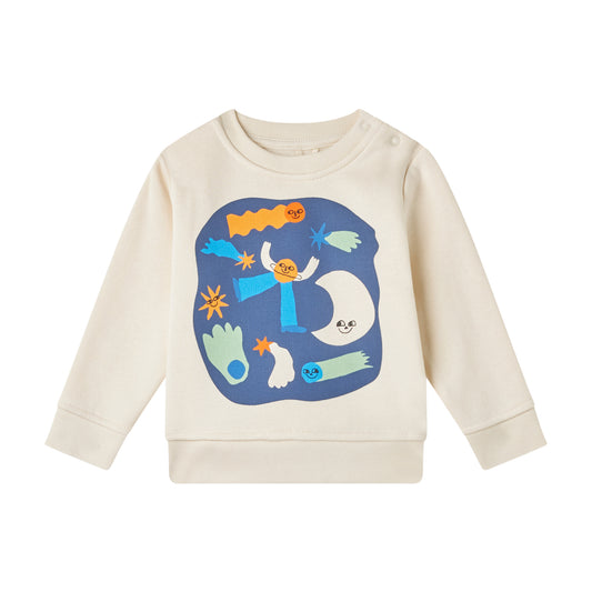 STELLA MCCARTNEY - Baby Boy Sweatshirt With Cosmic Print