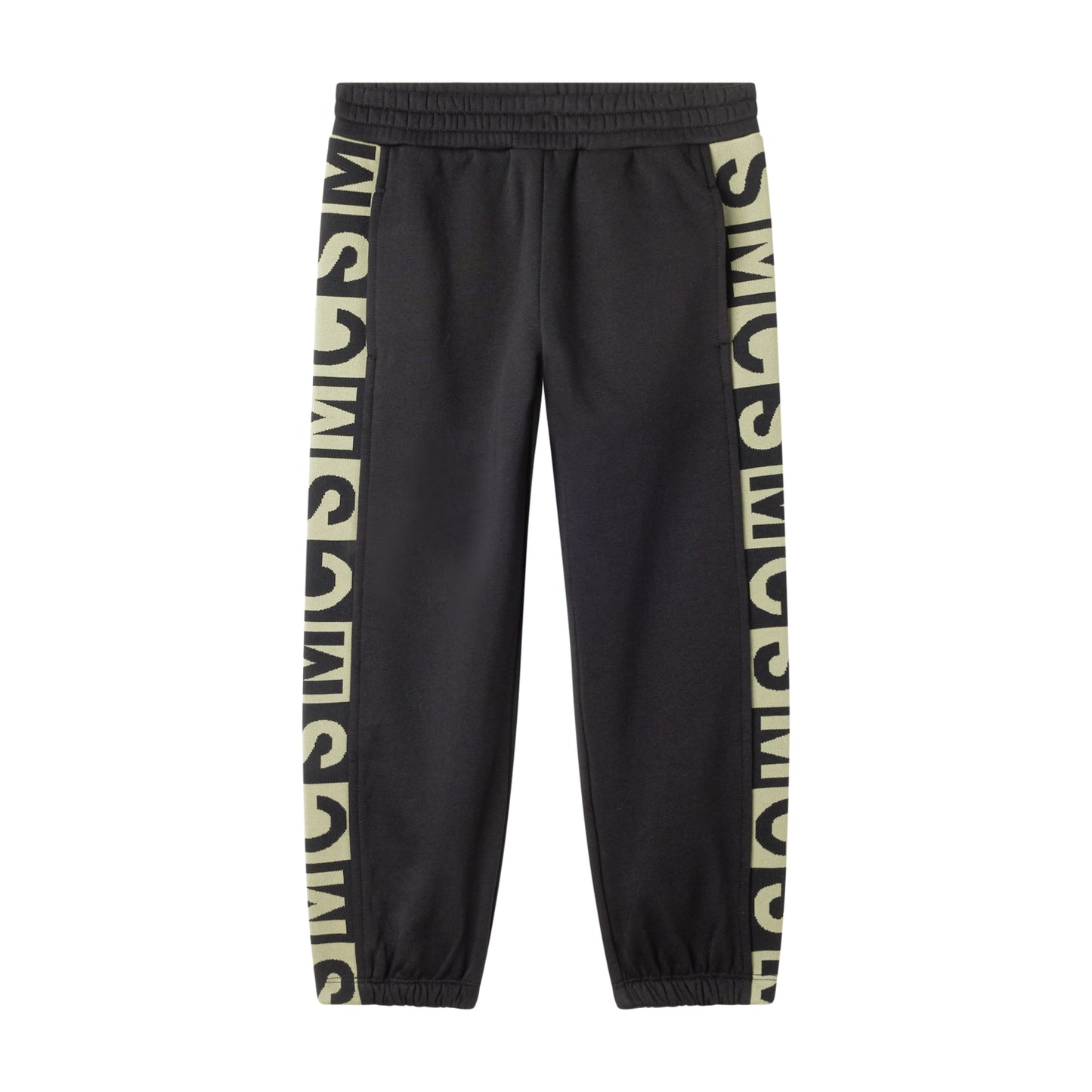 STELLA MCCARTNEY - BOY JOGGERS WITH JACQUARD LOGO TAPE