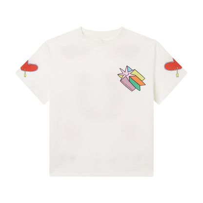 STELLA MCCARTNEY - Girls SS Tee With Cosmic Print