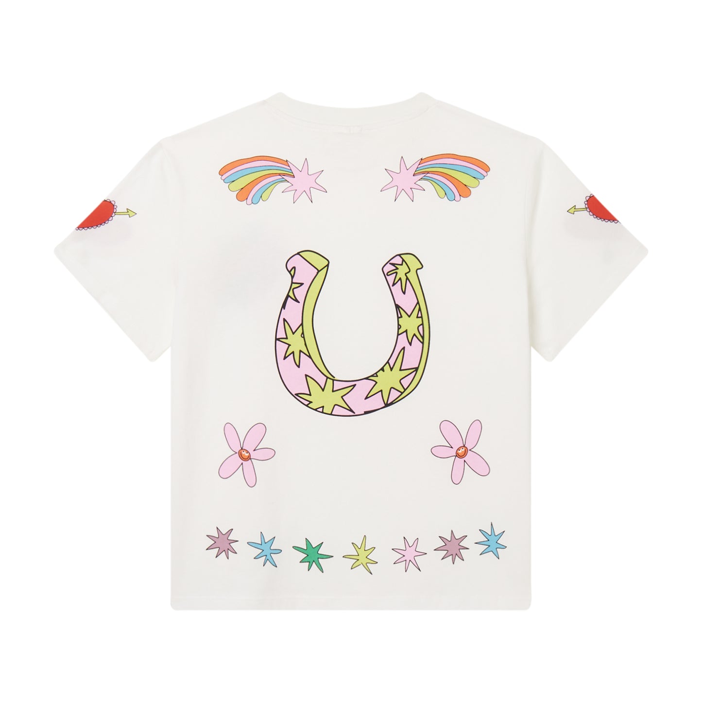 STELLA MCCARTNEY - Girls SS Tee With Cosmic Print