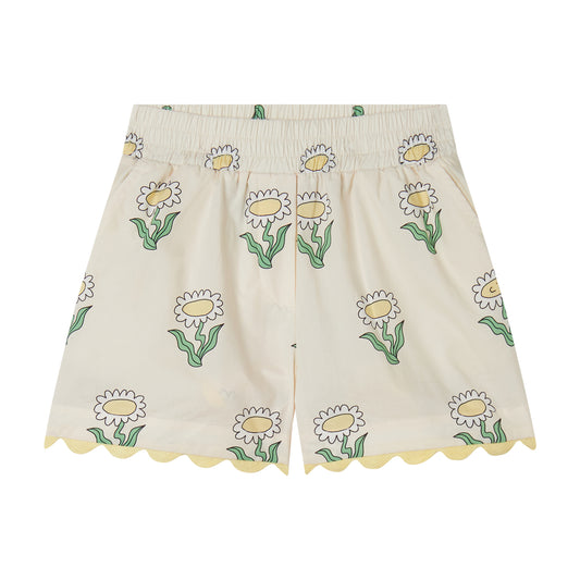 STELLA MCCARTNEY - GIRL DAISIES SHORTS WITH RIC RAC DETAILS