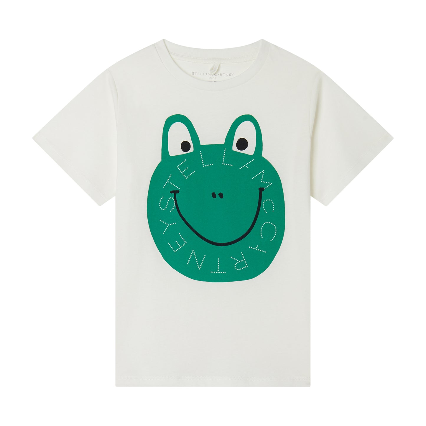 STELLA MCCARTNEY - Boy SS T-Shirt With Frog Logo Disk Print