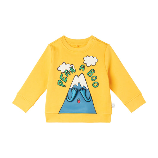 STELLA MCCARTNEY - Baby Boy Sweatshirt With Peak A Boo Print
