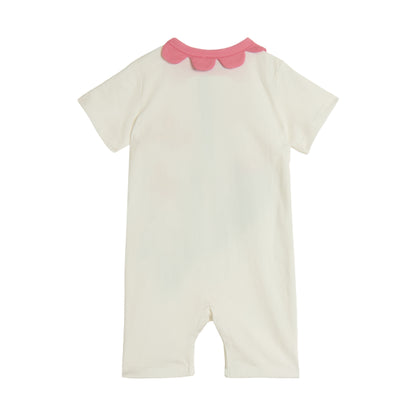 STELLA MCCARTNEY - Baby Girl SS Romper With Garden Critters