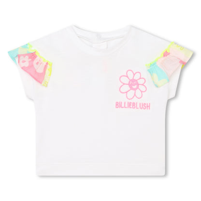 BILLIEBLUSH - Baby Set Of Tshirt w/ Flounces & Matching Shorts