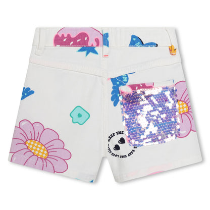 BILLIEBLUSH - Twill Shorts W/Allover Flower Print