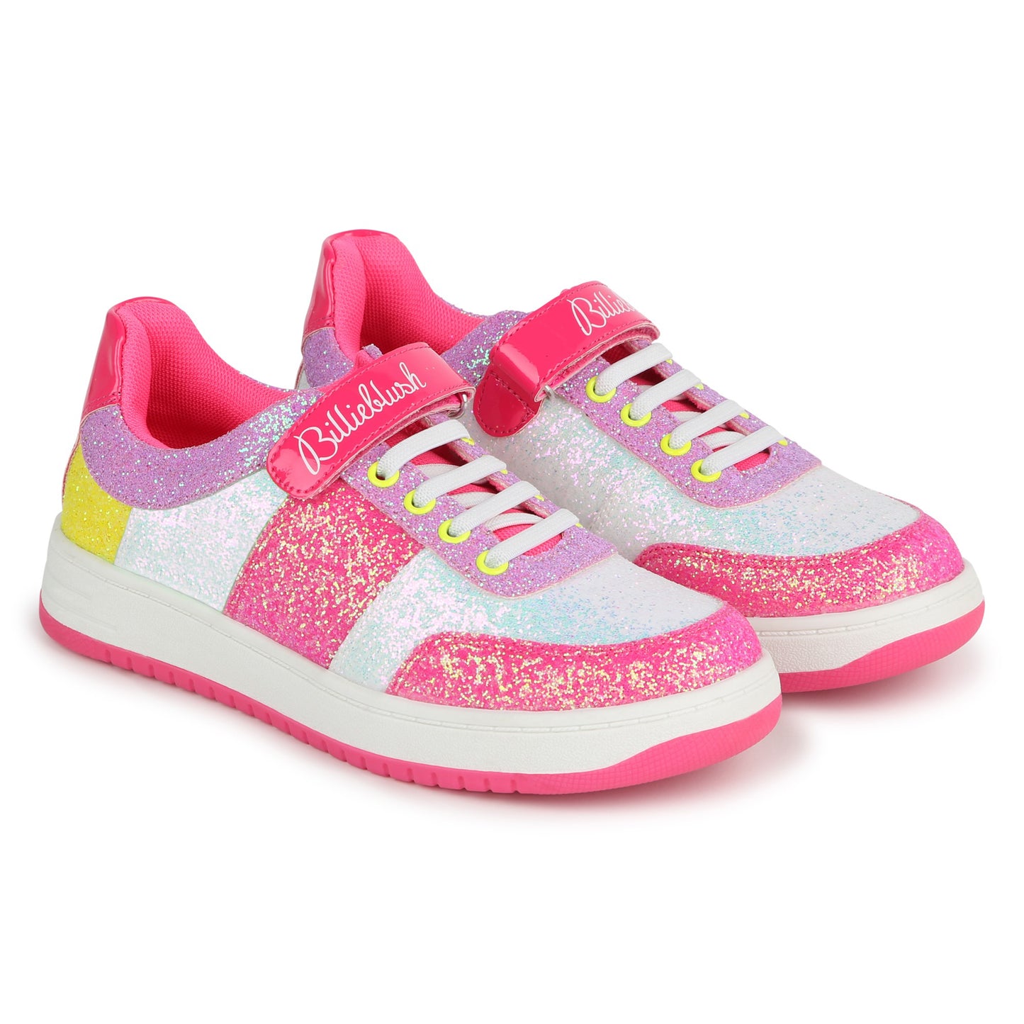 BILLIEBLUSH - Multico Glitter Sneakers W/ Elastic Lace