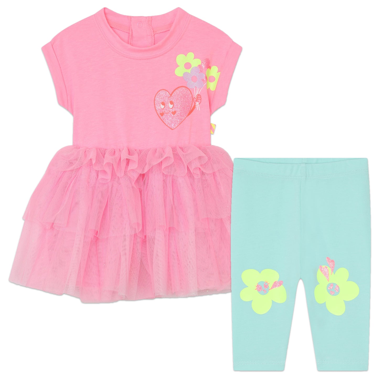 BILLIEBLUSH - Baby Jersey/Tulle Dress & Legging Set