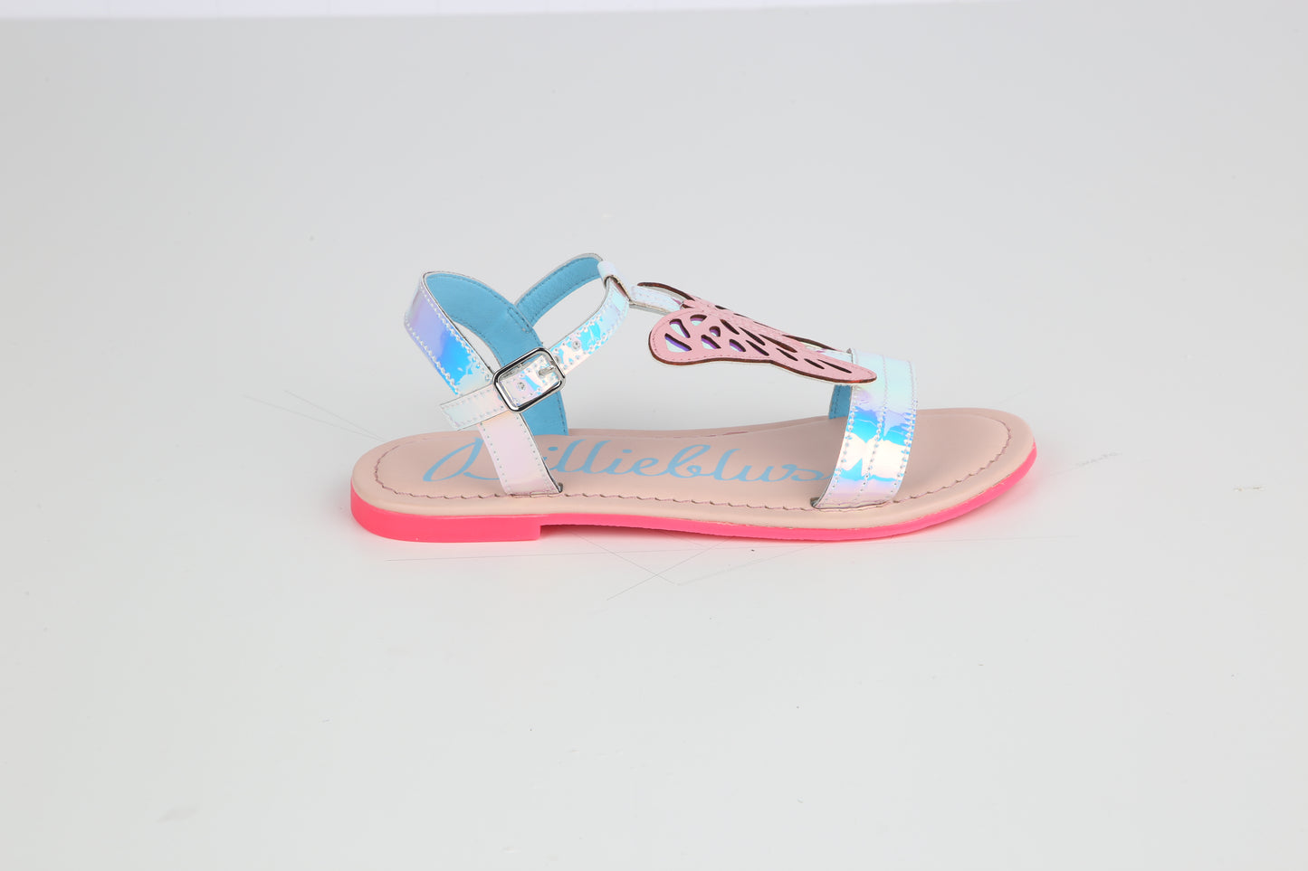 BILLIEBLUSH - Iridescent Sandals W/ Large Butterfly