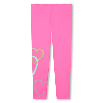 BILLIEBLUSH - Leggings With Heart Graphic