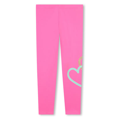 BILLIEBLUSH - Leggings With Heart Graphic