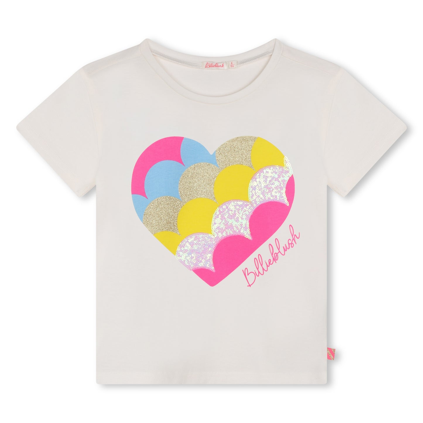 BILLIEBLUSH - Short Sleeve Tshirt With Heart Logo