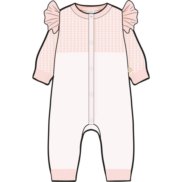 BILLIEBLUSH - Newborn Raffle Shoulder Jumpsuit