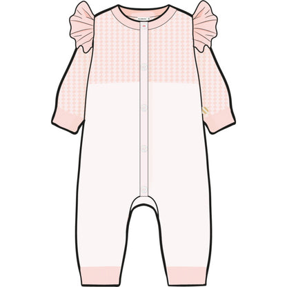 BILLIEBLUSH - Newborn Raffle Shoulder Jumpsuit