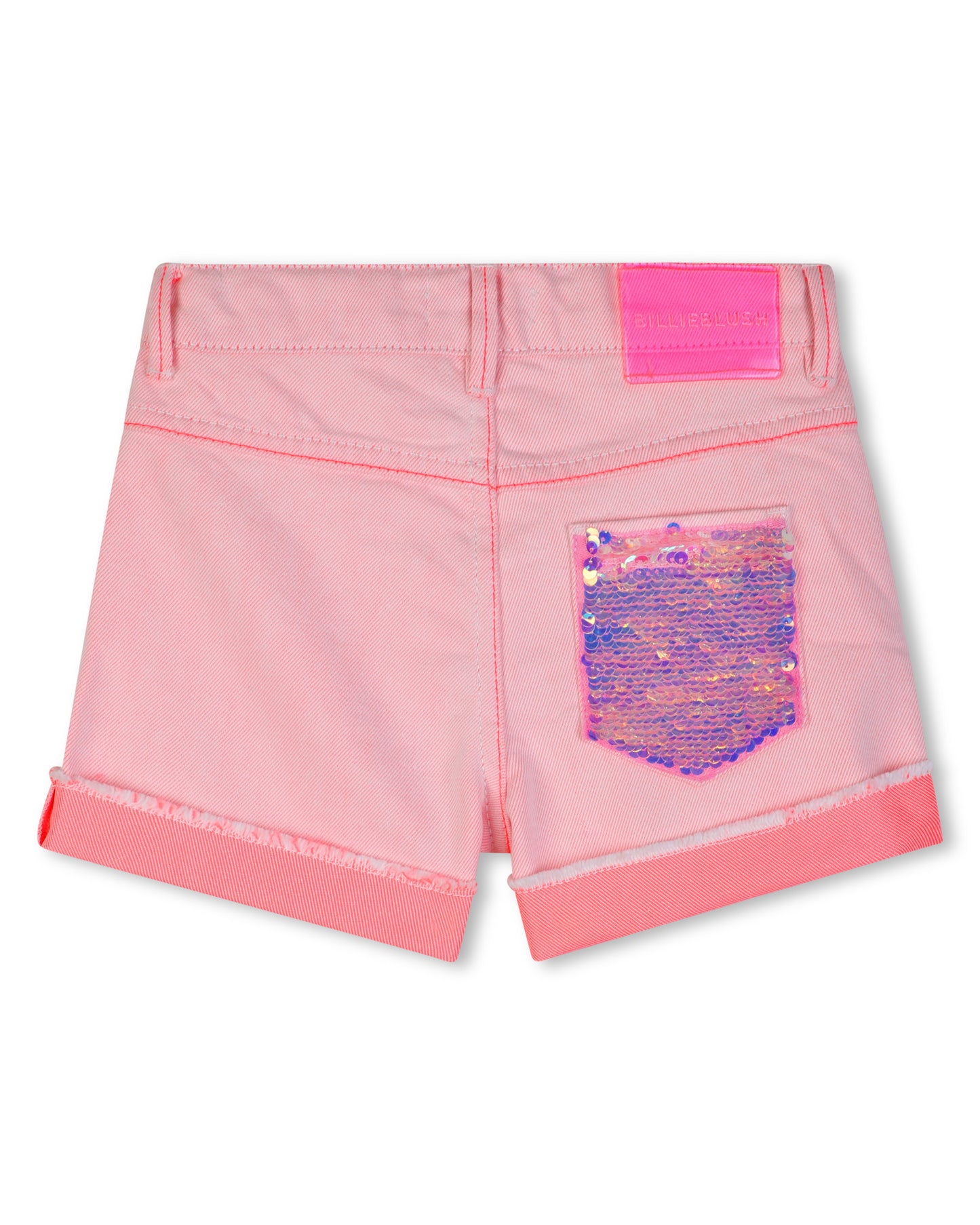 BILLIEBLUSH - Sequin Pocket Twill Shorts