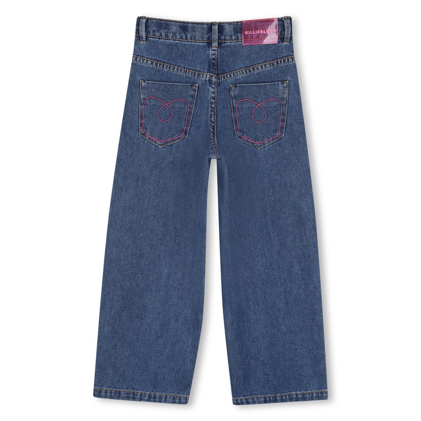 BILLIEBLUSH - Girls Baggy Jeans With Icons